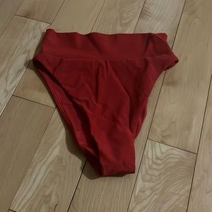 Cheeky bikini red bottom